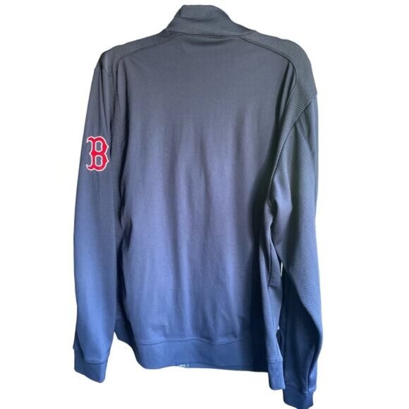 MLB Red Sox Zip Up Sportswear Baseball Athletic Fan Jacket B Logo Size Large - Picture 2 of 8